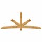 Ekena Millwork Alberta Rough Sawn Timber Gable Bracket, Western Red Cedar, 108"W x 45"H x 6"D x 6"F, 10/12 Pitch GBW108X45X0606ALB00RWR - alternate 1